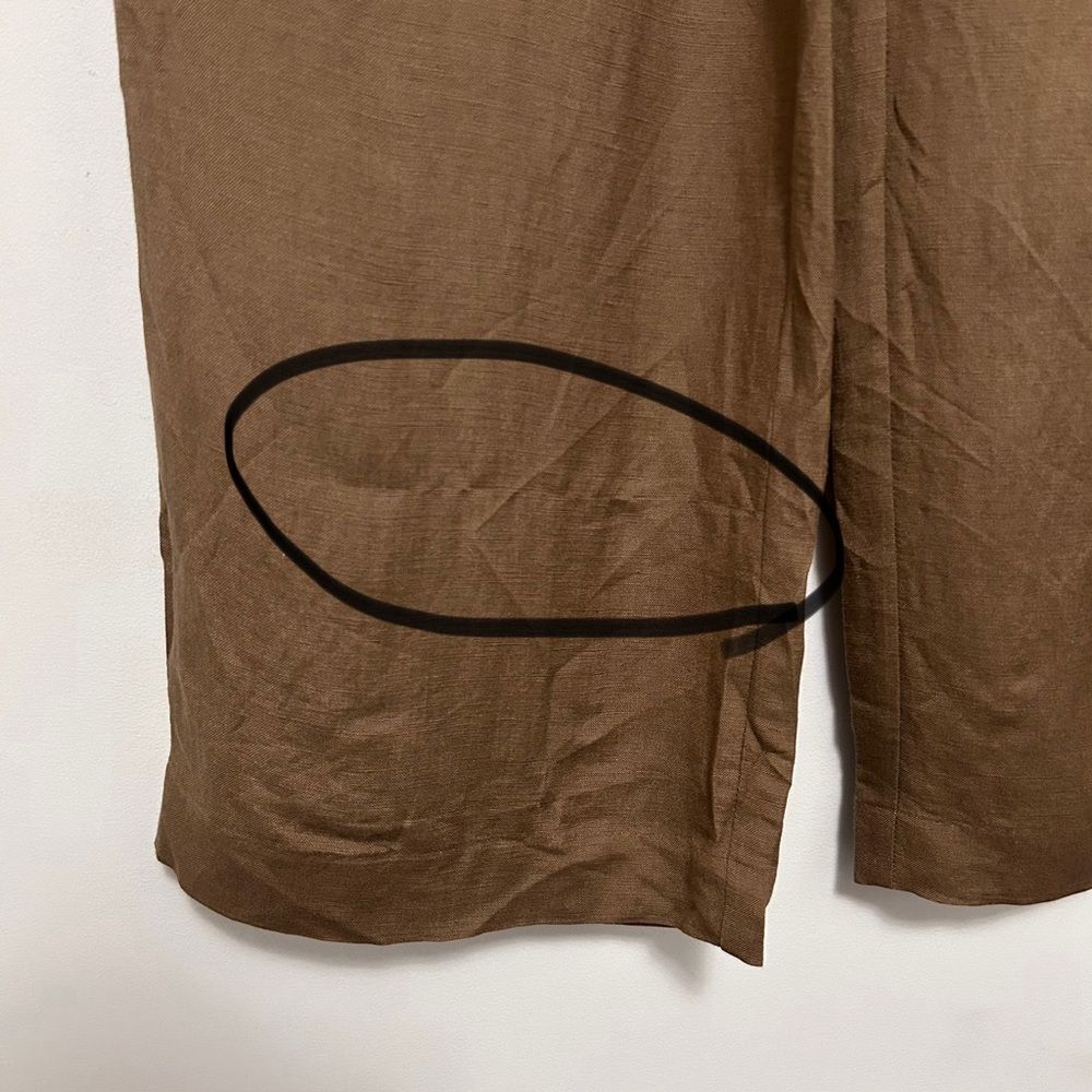 Rolla's Chloe Pleated Linen Blend Pants Size 12 - Picture 10 of 12